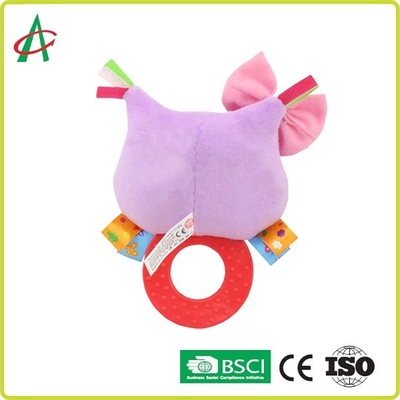 ASTM El Yapımı Zehirsiz Bebek Peluş Diş Kaşıyıcılı Çıngırak