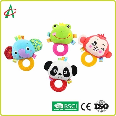 ASTM El Yapımı Zehirsiz Bebek Peluş Diş Kaşıyıcılı Çıngırak