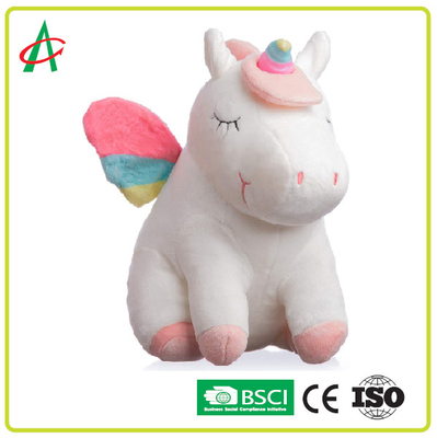 Müzik ve Işıklı Unicorn Yumuşak Peluş Oyuncak Dolması Hayvan Hediyesi
