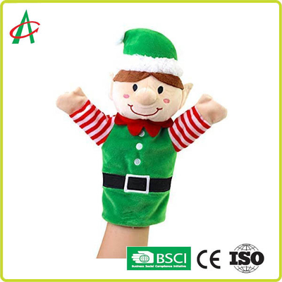 Noel için BSCI Tam El Sanatları Dikiş Peluş El Kuklaları