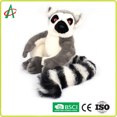 Sevimli 10'' Tahriş Yok Madagaskar Lemur Peluş Oyuncak