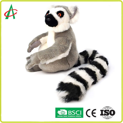 Sevimli 10'' Tahriş Yok Madagaskar Lemur Peluş Oyuncak