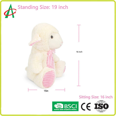 Tahriş Yok 20cm PP Pamuklu PV Kadife Koyun Peluş Oyuncak