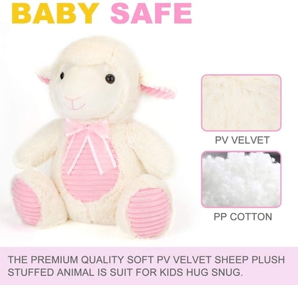 Tahriş Yok 20cm PP Pamuklu PV Kadife Koyun Peluş Oyuncak