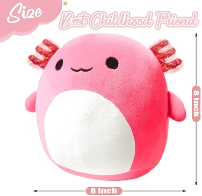 Angelber Nontoxic 20.4cm Yumuşak Aşağı Pamuklu Axolotl Peluş Yastık