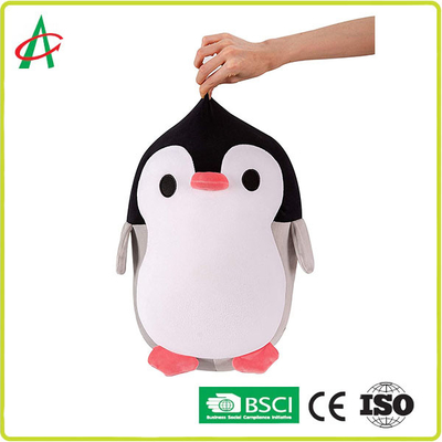 Uzun Tüylü Kürk Doldurulmuş Penguen Oyuncak BSCI Sertifikalı
