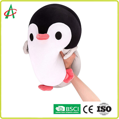 Uzun Tüylü Kürk Doldurulmuş Penguen Oyuncak BSCI Sertifikalı